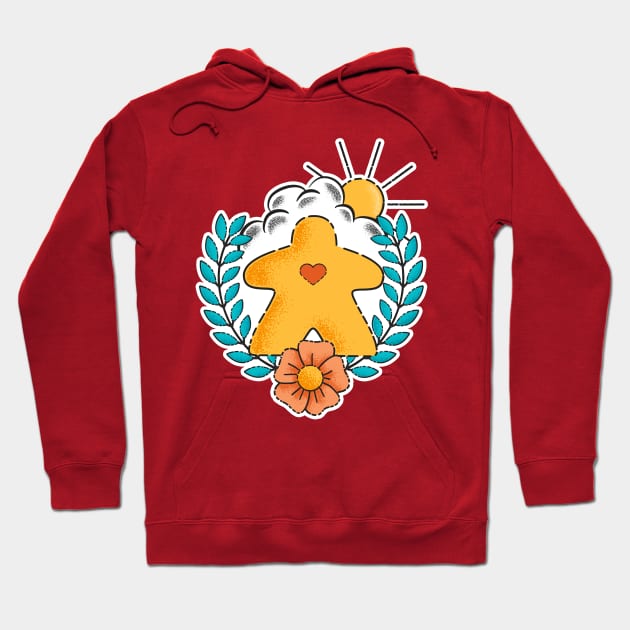 Victory Point Meeple Hoodie by east coast meeple